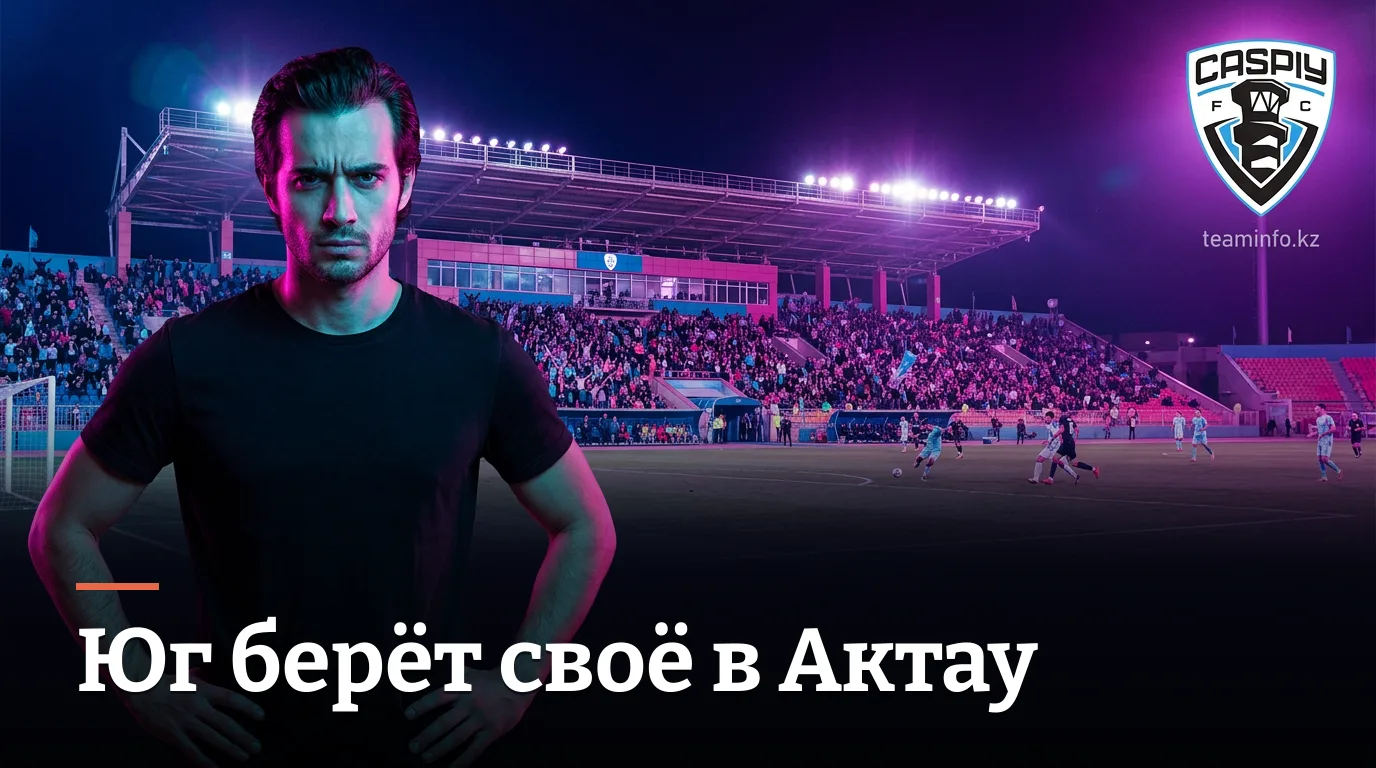 Каспий-М Актау против Академии Онтустик: гости удержат преимущество в 20-м туре